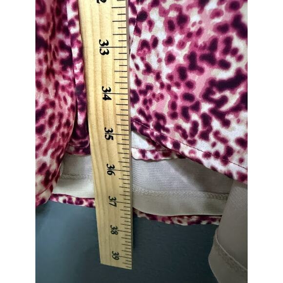 NWT Apt 9 Petite Dress Women's Size XL Pink Zip Up Throw on Dress No Sleeves - Picture 8 of 9